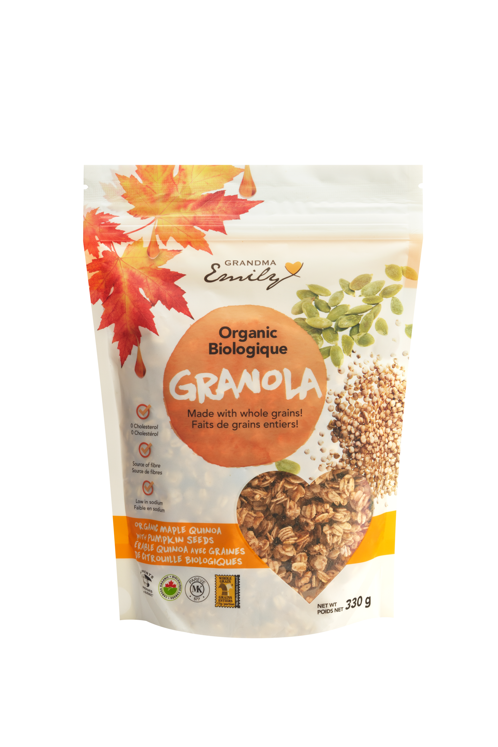 Organic Maple Quinoa Granola (330g)