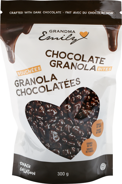 Bouchées de granola au chocolat (300g)
