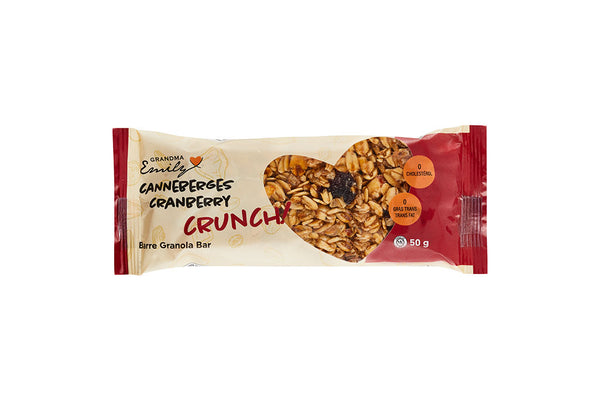 Barre croustillante aux canneberges (50 g)