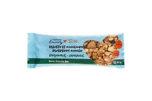 Organic Ginger Blueberry Bar (40g)