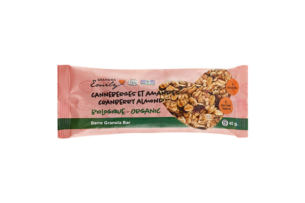 Organic Cranberry Almond Bar (40g)