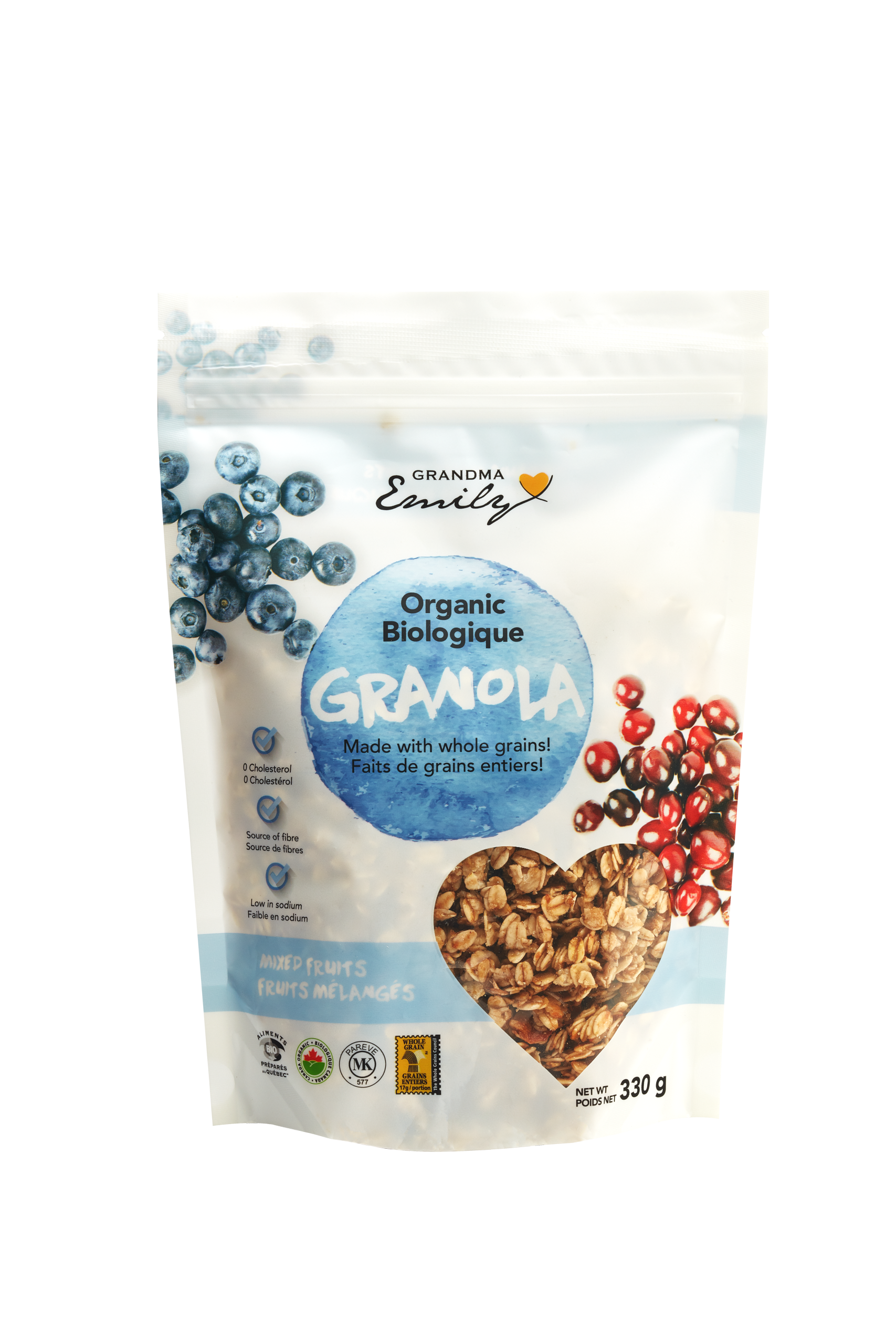 Organic Mixed Fruit Granola (330g)