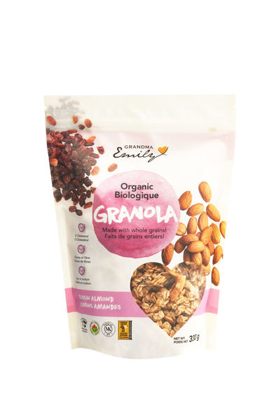 Granola aux raisins secs et aux amandes bio (330 g)