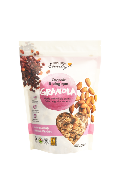 Organic Raisin Almond Granola (330g)